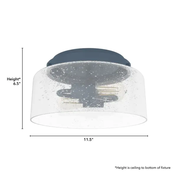 Hartland Two Light Flush Mount in Matte Silver - Image 15