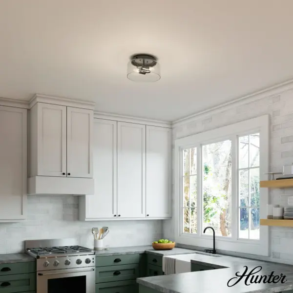 Hartland Two Light Flush Mount in Matte Silver - Image 5