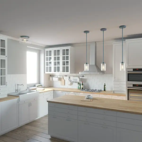 Hartland Two Light Flush Mount in Matte Silver - Image 7