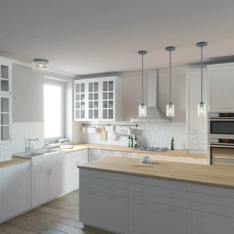 Hartland Two Light Flush Mount in Matte Silver - Image 7