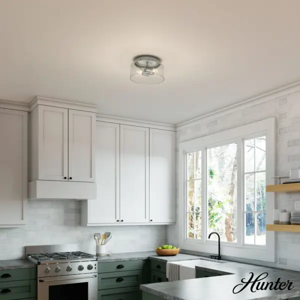 Hartland Two Light Flush Mount in Matte Silver - Image 8