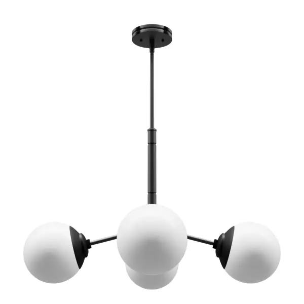 Hepburn Four Light Chandelier in Modern Brass - Image 12