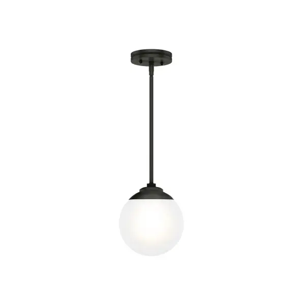 Hepburn One Light Pendant in Matte Black - Image 18