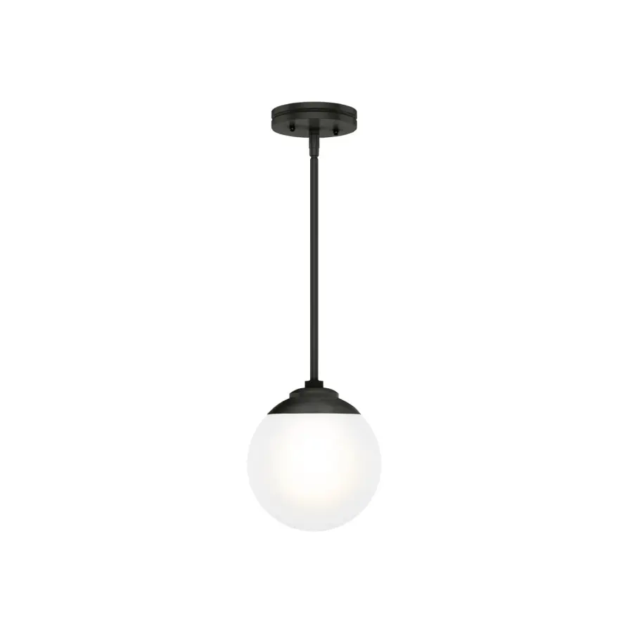 Hepburn One Light Pendant in Matte Black - Image 18