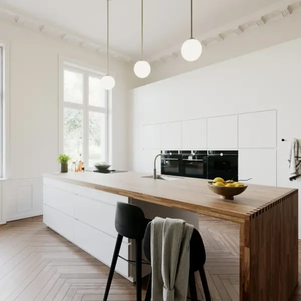 Hepburn One Light Pendant in Matte Black - Image 4