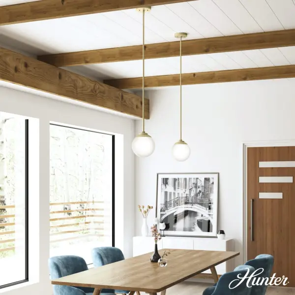 Hepburn One Light Pendant in Matte Black - Image 6