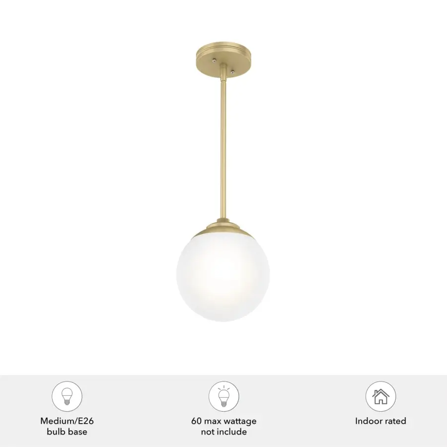 Hepburn One Light Pendant in Matte Black - Image 9