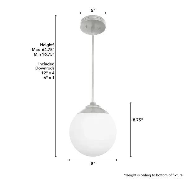 Hepburn One Light Pendant in Matte Black - Image 10