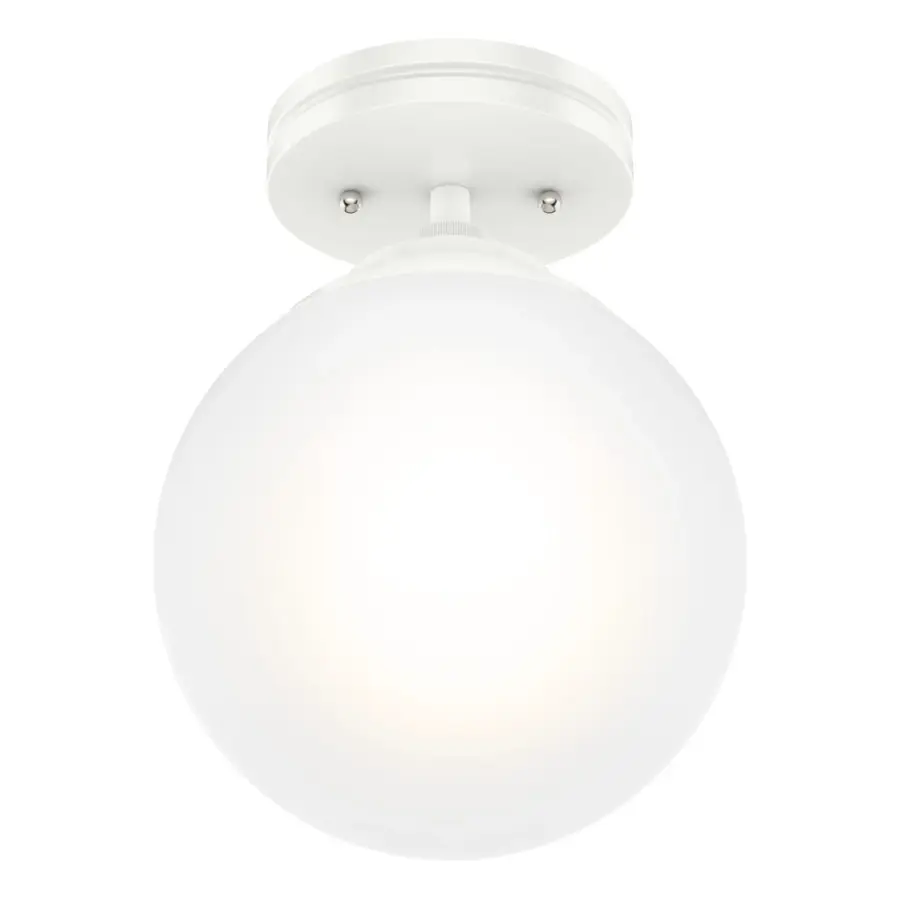 Hepburn One Light Flush Mount in Matte Black - Image 20