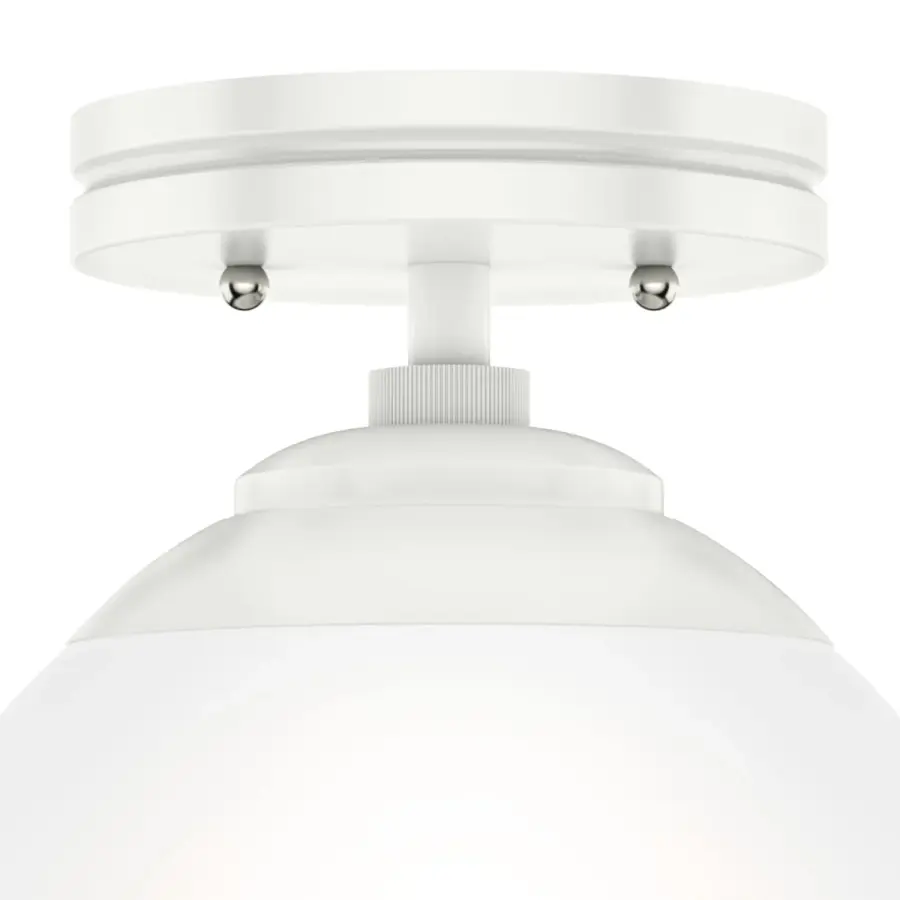 Hepburn One Light Flush Mount in Matte Black - Image 25