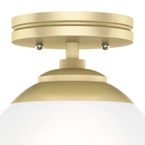 Hepburn One Light Flush Mount in Matte Black - Image 26