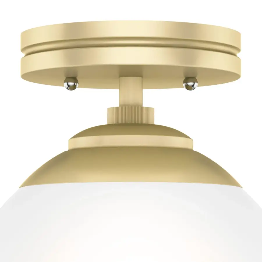 Hepburn One Light Flush Mount in Matte Black - Image 26