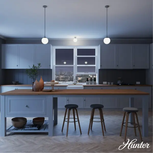 Hepburn One Light Flush Mount in Matte Black - Image 5