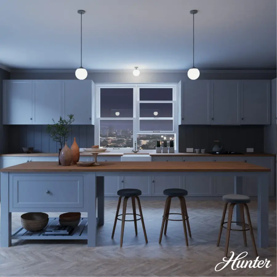 Hepburn One Light Flush Mount in Matte Black - Image 5