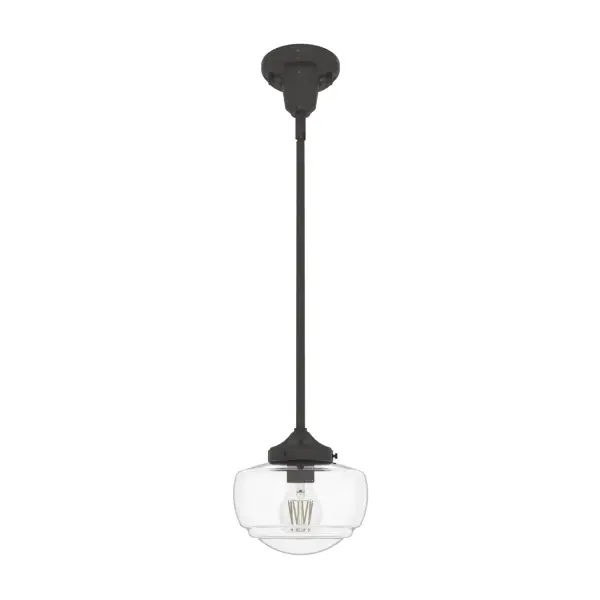 Saddle Creek One Light Pendant in Brushed Nickel - Image 12