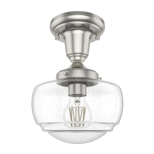 Saddle Creek One Light Pendant in Brushed Nickel - Image 15
