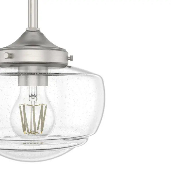 Saddle Creek One Light Pendant in Brushed Nickel - Image 17