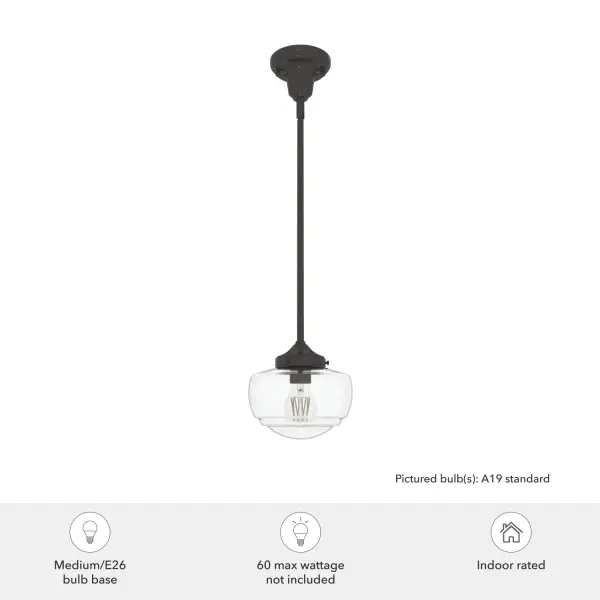 Saddle Creek One Light Pendant in Brushed Nickel - Image 5