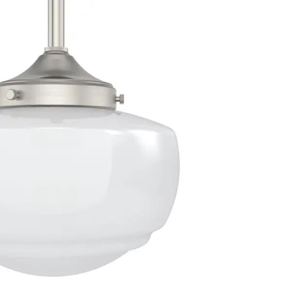 Saddle Creek One Light Pendant in Brushed Nickel - Image 16
