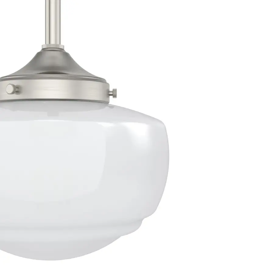 Saddle Creek One Light Pendant in Brushed Nickel - Image 16