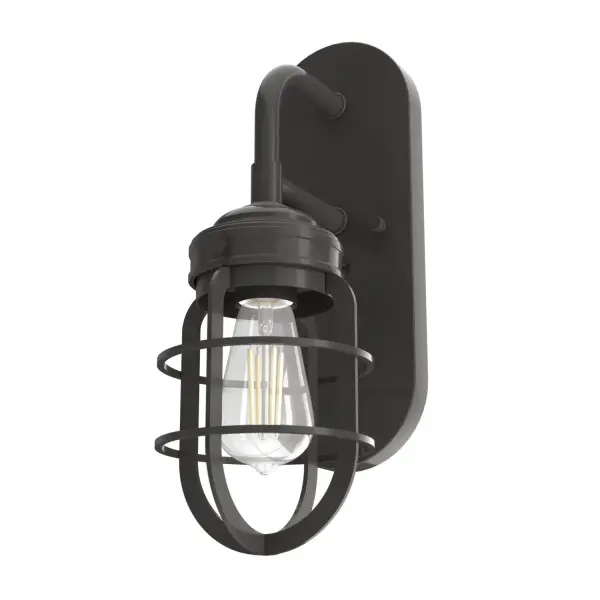 Starklake One Light Wall Sconce in Noble Bronze - Image 1