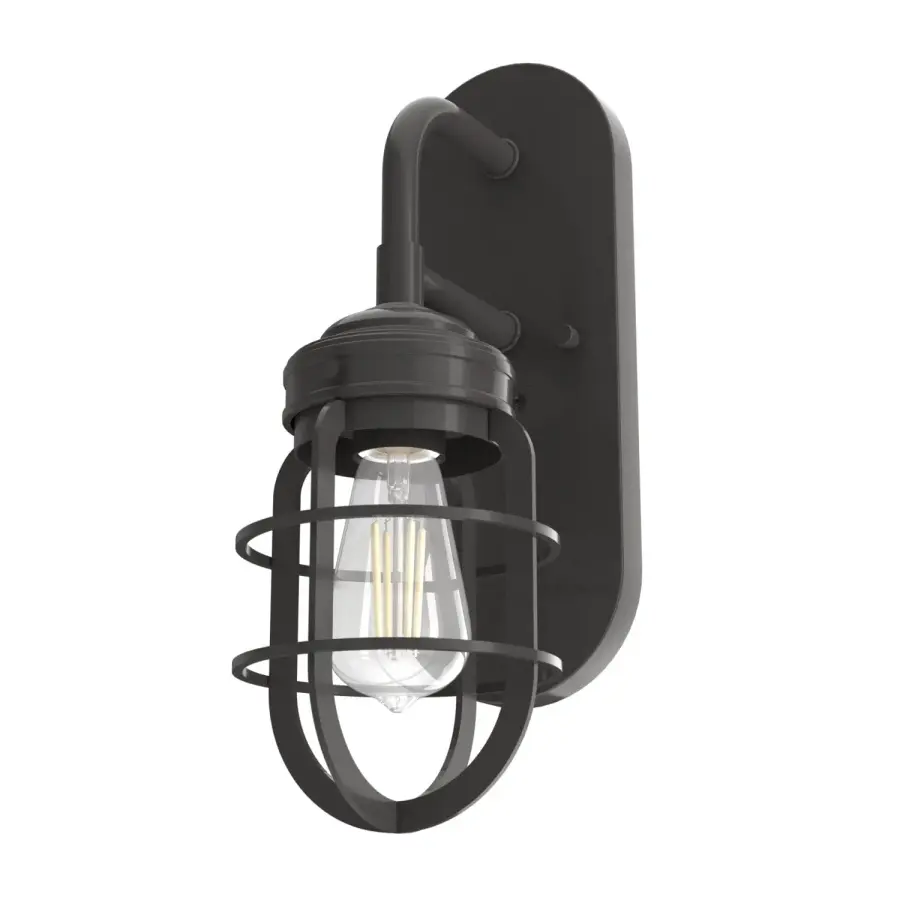 Starklake One Light Wall Sconce in Noble Bronze - Image 1
