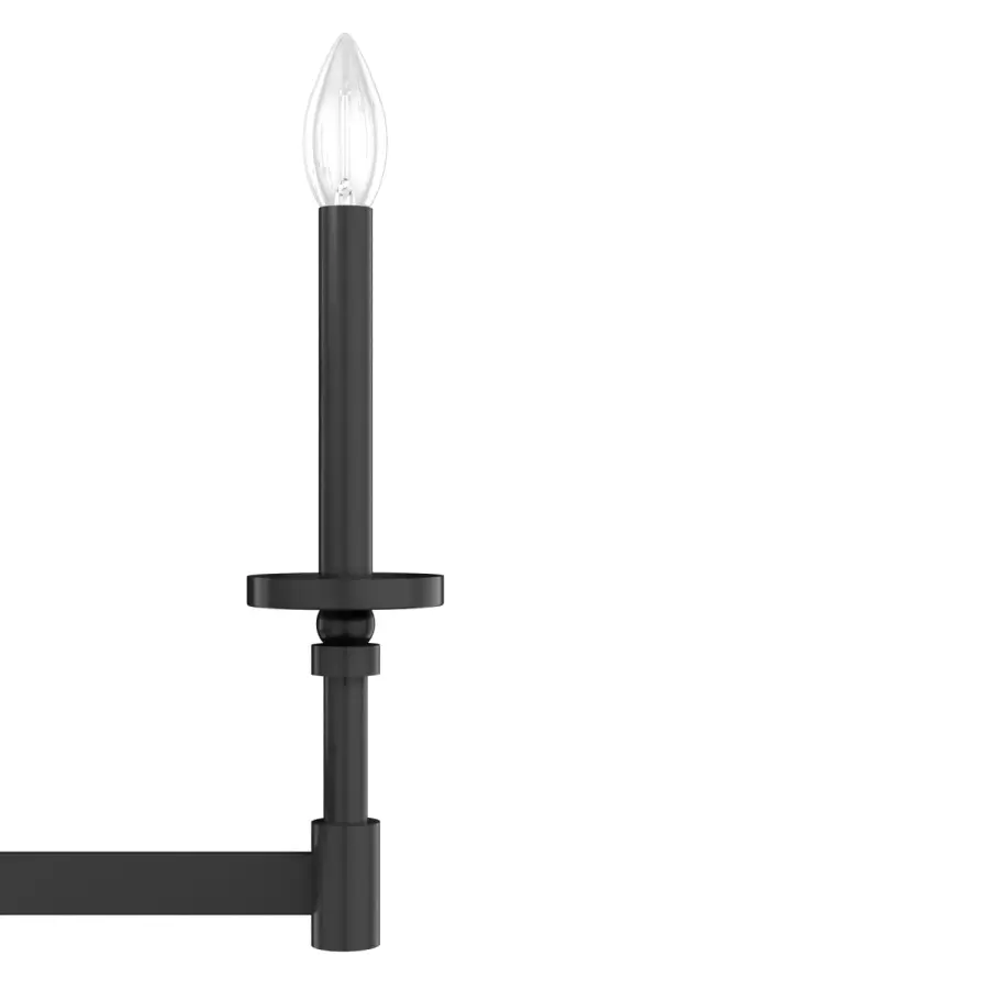 Briargrove Eight Light Chandelier in Matte Black - Image 10