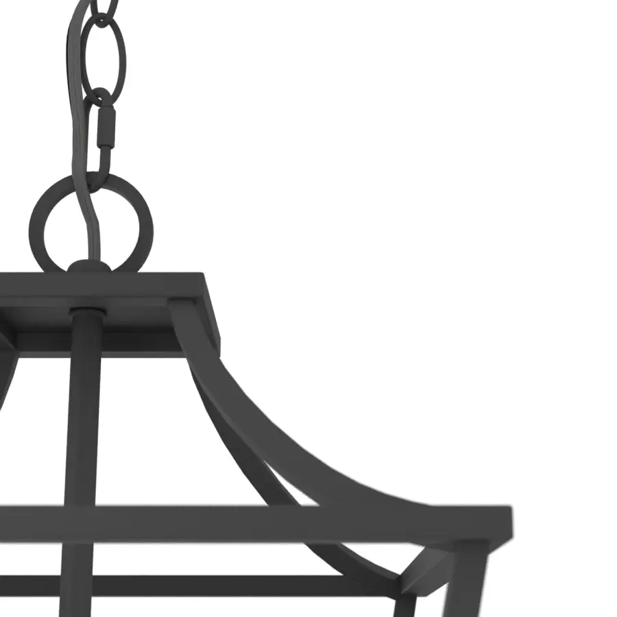 Laurel Ridge Four Light Pendant in Natural Black Iron - Image 24
