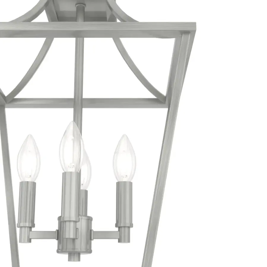 Laurel Ridge Four Light Pendant in Natural Black Iron - Image 26