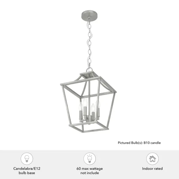 Laurel Ridge Four Light Pendant in Natural Black Iron - Image 8