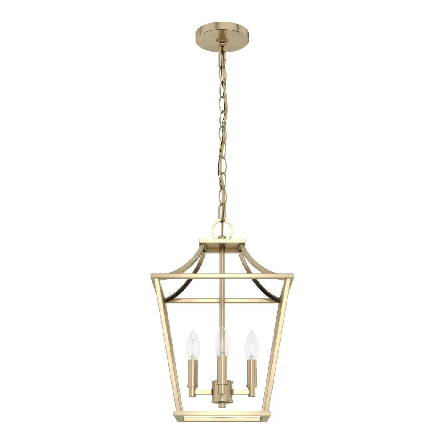Laurel Ridge Four Light Pendant in Alturas Gold