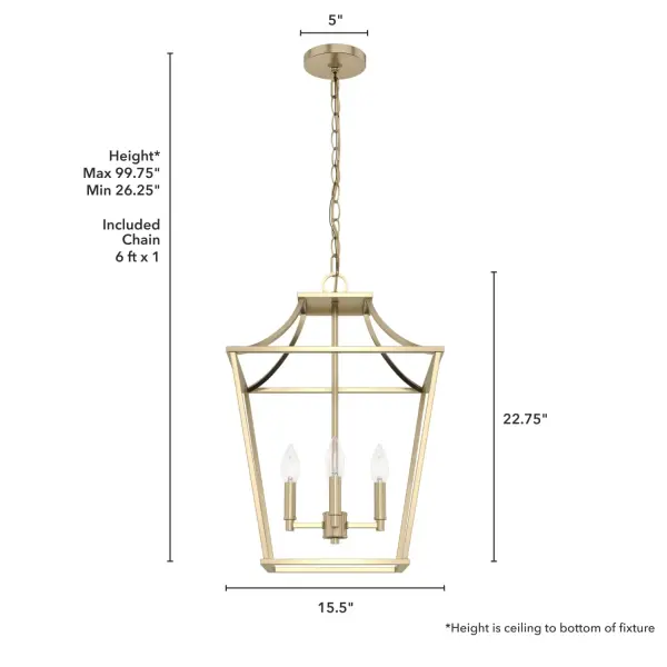 Laurel Ridge Four Light Pendant in Natural Black Iron - Image 11