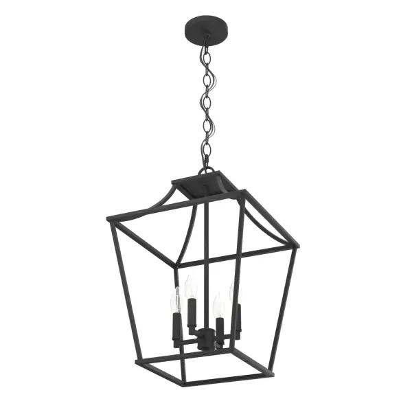 Laurel Ridge Four Light Pendant in Natural Black Iron - Image 21