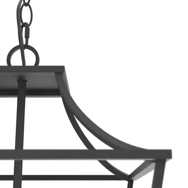 Laurel Ridge Four Light Pendant in Natural Black Iron - Image 24
