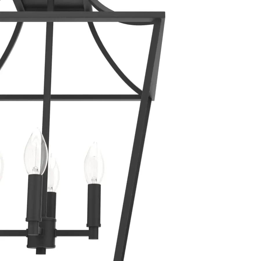Laurel Ridge Four Light Pendant in Natural Black Iron - Image 27