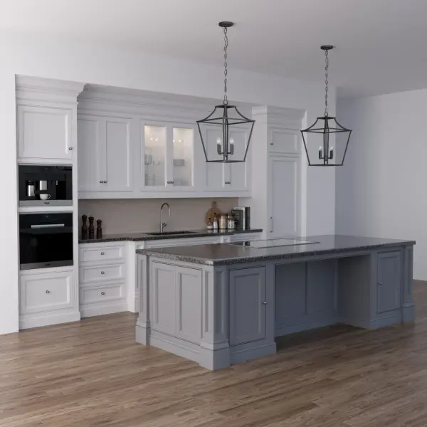 Laurel Ridge Four Light Pendant in Natural Black Iron - Image 6