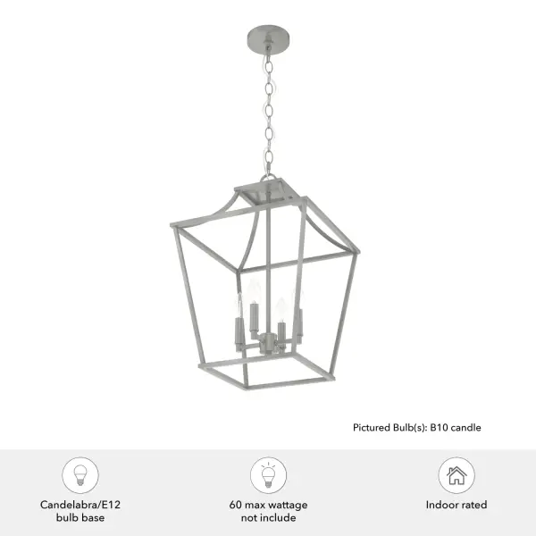 Laurel Ridge Four Light Pendant in Natural Black Iron - Image 7