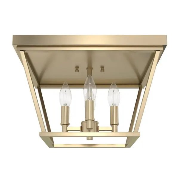 Laurel Ridge Four Light Flush Mount in Alturas Gold - Image 11