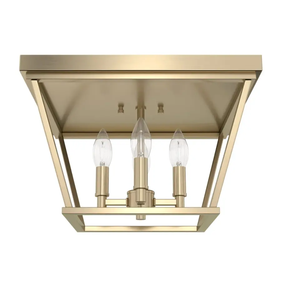Laurel Ridge Four Light Flush Mount in Alturas Gold - Image 11