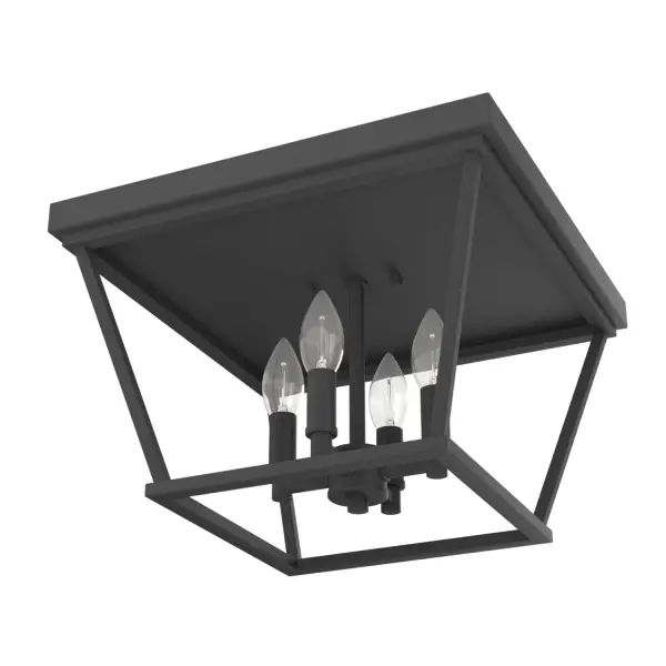 Laurel Ridge Four Light Flush Mount in Alturas Gold - Image 12
