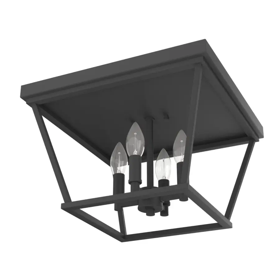Laurel Ridge Four Light Flush Mount in Alturas Gold - Image 12