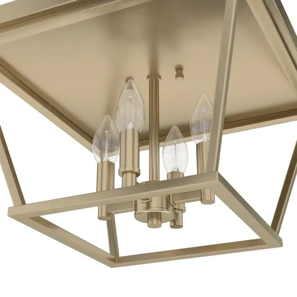 Laurel Ridge Four Light Flush Mount in Alturas Gold - Image 14