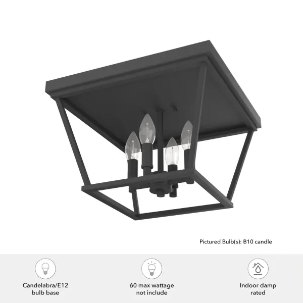 Laurel Ridge Four Light Flush Mount in Alturas Gold - Image 5