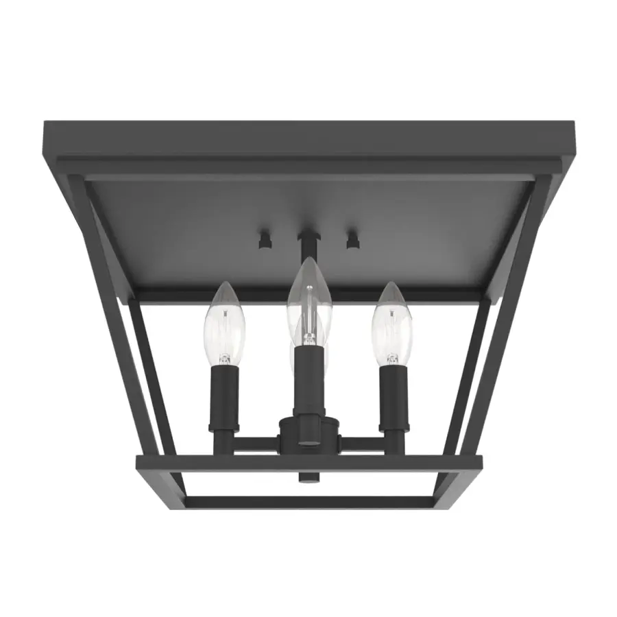 Laurel Ridge Four Light Flush Mount in Alturas Gold - Image 10
