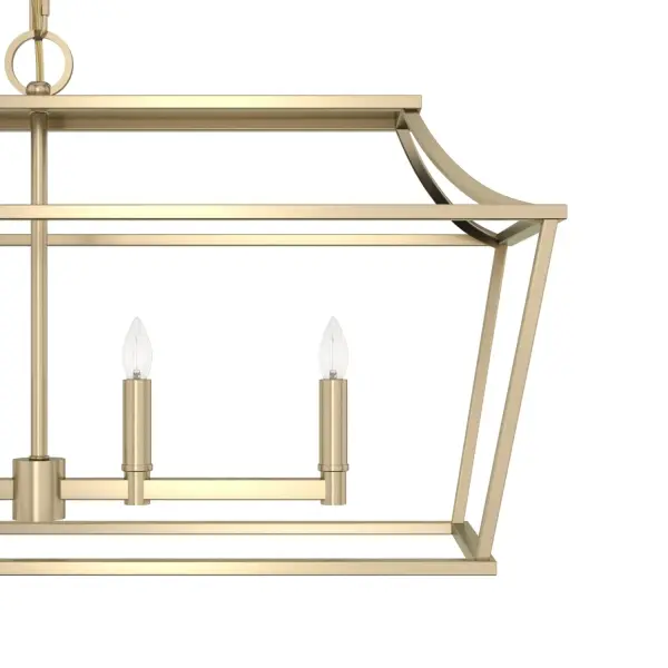 Laurel Ridge 6-Light Linear Chandelier in Brushed Nickel - Image 26