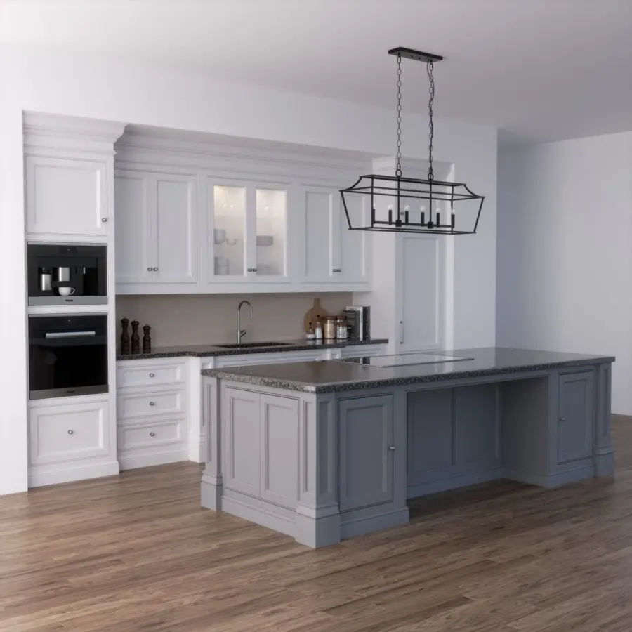 Laurel Ridge 6-Light Linear Chandelier in Brushed Nickel - Image 4
