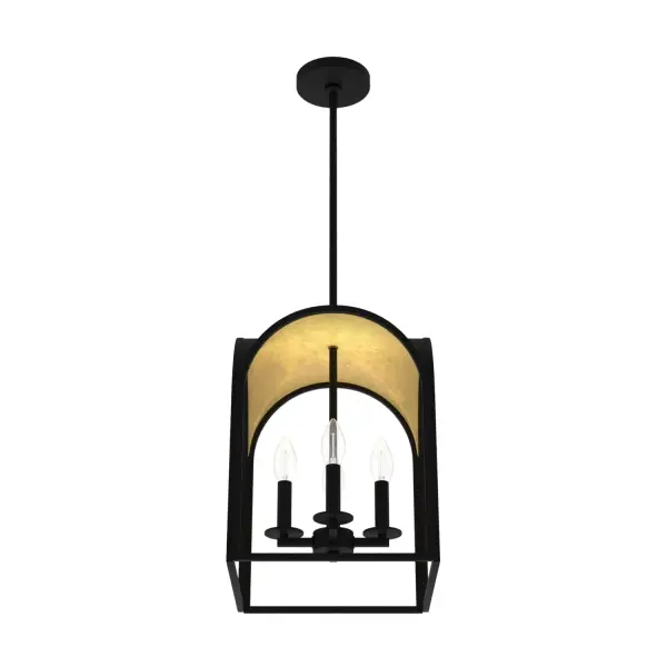 Dukestown Four Light Pendant in Natural Black Iron - Image 8