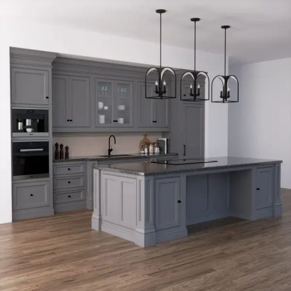 The Dukestown is a work of art. Striking arched silhouettes enhance the effect of the metallic interior finish when light from the bulbs or the sun hit it. The contrast of the metallic leaf finish with the dark exterior finish creates a striking look in your space. Mix and match with other fixtures from this collection or from our ceiling fan designs. Rated for indoor use only Requires 4 E12 bulbs. Bulbs not included. MADE FOR INDOORS: For use in indoor spaces like kitchens, bedrooms, living rooms, dining rooms, and entryways. BULB RECOMMENDATION: Maximum 60 W per light bulb or equivalent LED bulb. Bulbs not included. PICTURED HERE: Match our image using B10 Candle light bulbs. CUSTOMIZABLE HANGING OPTIONS: With the minimum required downrod, the hanging length is 24 inches. When using all of the included downrod, the maximum hanging length is 72.25 inches. WARRANTY: One-year limited warranty backed by the trusted experts at Hunter. - alternate view