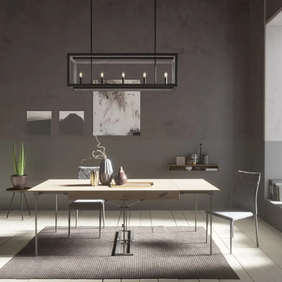 Squire Manor Five Light Linear Chandelier in Matte Black - Image 3