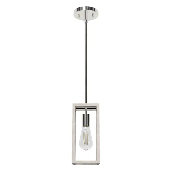 Modern and welcoming. The Squire Manor mini pendant will add shine to your day. A line of three or four over your countertop will bring a modern flair to your space. A little bit farmhouse a little bit minimal, this fixture is big on style. The Squire Manor collection is at home in any setting. Mix and match with fans from our ceiling fan collections to fully finish your space. Rated for indoor use only Requires 1 E26 bulbs. Bulbs not included. MADE FOR INDOORS: For use in indoor spaces like kitchens, bedrooms, living rooms, dining rooms, and entryways. BULB RECOMMENDATION: Maximum 60 W per light bulb or equivalent LED bulb. Bulbs not included. PICTURED HERE: Match our image using ST64 Edison light bulbs. CUSTOMIZABLE HANGING OPTIONS: With the minimum required downrod, the hanging length is 19.25 inches. When using all of the included downrod, the maximum hanging length is 67.25 inches. WARRANTY: One-year limited warranty backed by the trusted experts at Hunter. - alternate view